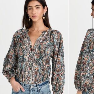 NWT Cleobella Fabiola Blouse XL